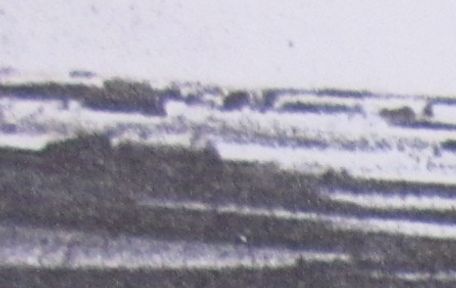 Foto Løgumklosters Lokalhistoriske arkiv. I bunden af billedet ril højre ses skorsten af nr. 5-7.